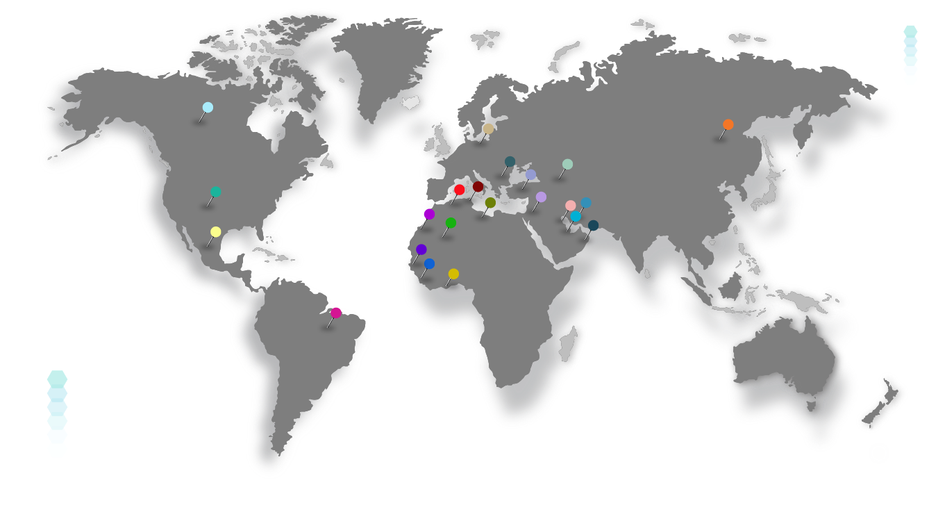 International Presence Map
